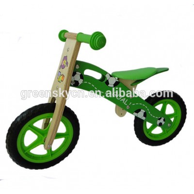 Balance bike for kids Wooden children's balance with EVA wheels Children walkers bike walkers