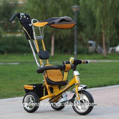 2016 baby walker tricycle 4 in 1 trike/child tricycle seats/cheap kids tricycle kids smart trike