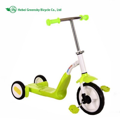 kids scooter 2 in 1 baby three wheels toys/ multi-functional three wheels children ride on toys