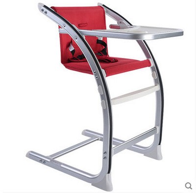 EN14988 Muti-function certified Metal Materials baby high Chair Foldable and easy Carry