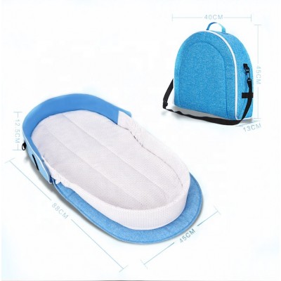 Baby Beds Cotton Travel Carry Portable Eco-friendly Foldable Baby Crib and mummy bag